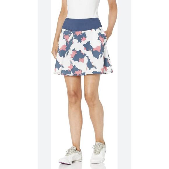 PUMA Women's Pwrshape Floral Skirt‎ 16'' Dark Denim 595855 01 - Medium - Picture 1 of 12